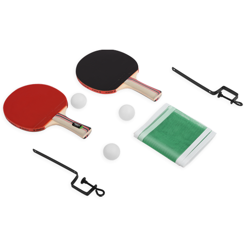 KRAFLA S-H300 Набор для настольного тенниса: ракетка (2шт), мяч (3шт), сетка с креплением №1