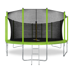 ARLAND Батут 16FT с внутренней страховочной сеткой и лестницей (Light green)