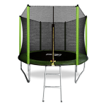 ARLAND Батут  8FT с внешней страховочной сеткой и лестницей (Light green)