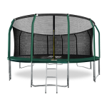 ARLAND Батут премиум 16FT с внутренней страховочной сеткой и лестницей (Dark green)